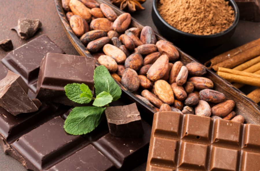 Imagem chocolate e cacau